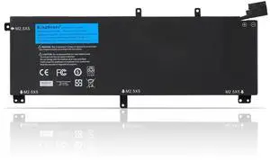 KingSener TOTRM T0TRM 61WH Laptop Battery Replacement for Dell XPS 15 9530 Precision M3800 Series H76MV 0H76MY 7D1WJ 07D1WJ Y758W 11.1V