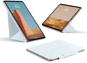 PITAKA for iPad Pro 13 Inch Case (2024), Compatible with iPad Pro m4, Portrait/Landscape Magnetic Case with Pencil Holder, 4 Standing Angles and - Blue