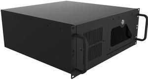 4U Server Cabinet Case,4U Server Chassis Rackmount Server Case 7 x PCI Slot Rackmount 4U Server Chassis Lockable with Key