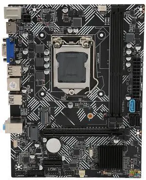 LGA 1151 Computer Motherboard, M ATX Motherboard for Desktop PC, DDR3 Motherboard 100Mbps NIC M.2 USB3.0 SATA3.0 for Desktop PC