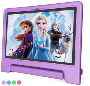 JREN Tablet for Kids10 Inch Kids Tablet Android 14Octa-core64GBWiFi BluetoothParental ControlChildren ContentChildren Toddler Purple