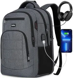 kadilong School Backpacks for Men Teen Boys,Laptop Backpack Schoolbag College Bookbag Back Pack Computer Bag for Work Business Middle High School with USB Port