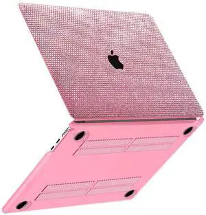 Teazgopx Bling Rhinestone Case for MacBook Pro 16 inch 2024 2023 2022 2021 Release (M4 A3403 A3186 & M3 A2991 & M2 A2780 & M1 A2485) Pro/Max,Sparkle Diamond Fashion Luxury Shiny Crystal Hard Shell