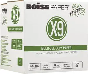 Boise SPLOX Paper Delivery System, 92 Brightness, 20 lb, Letter Size (8.5 x 11), 2500 Sheets/Carton (SP-8420) Boise SPLOX Paper Delivery System, 92 Brightness, 20 lb, Letter Size (8.5 x 11), 2500 Sheets/Carton (SP-8420)