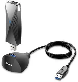 D-Link Wi-Fi 6 AX1800 Gigabit USB 3.0 Adapter with Cradle for Upgrading Desktop & Laptop PCs  - (DWA-X1850-B1)