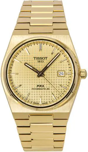 Tissot PRX Champagne Dial Automatic Casual 100M Men's Watch T137.407.33.021.00