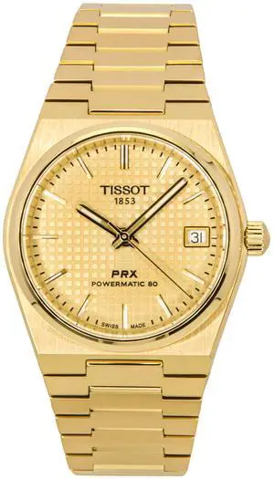 Tissot PRX Champagne Dial Automatic Casual 100M Women's Watch T137.207.33.021.00