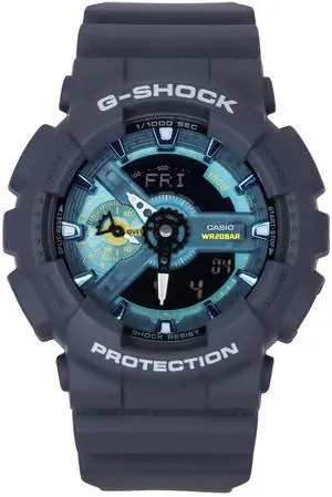 Casio G-Shock Blue Dial Quartz Sports 200M Men's Watch GA-110AS-2A