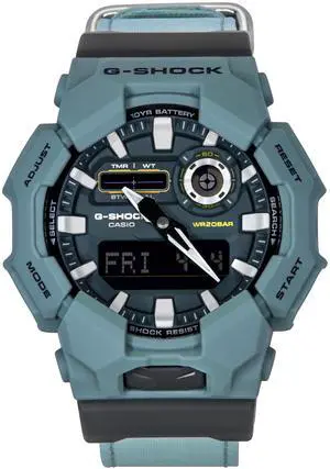 Casio G-Shock Blue Dial Quartz Sports 200M Men's Watch GA-010CE-2A