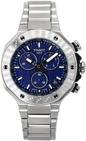Tissot T-Race Chronograph Blue Dial Quartz 100M Men's Watch T141.417.11.041.00