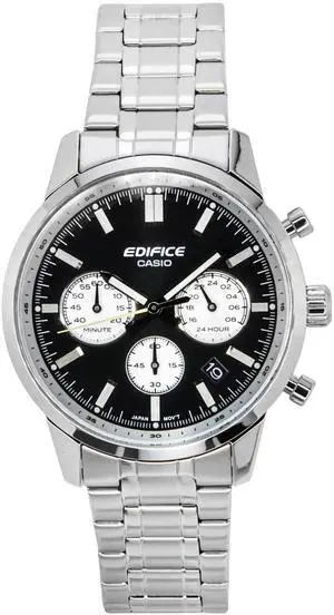 Casio Edifice Analog Silver Dial Quartz Casual 100M Men's Watch EFB-109D-7AV