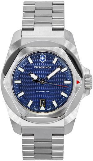 Victorinox I.N.O.X Stainless Steel Blue Dial Automatic 242020 200M Men's Watch