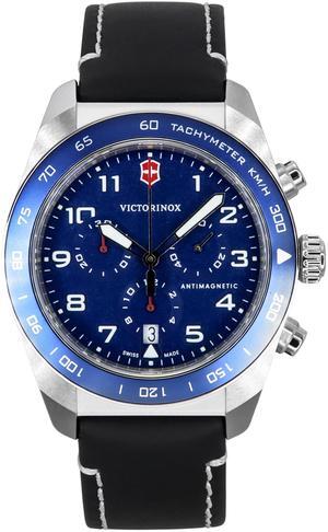 Victorinox Swiss Army Chronograph Blue Dial Quartz 100M Men's Watch 242047