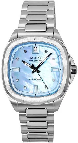 MIDO Blue MOP Dial Automatic Dress 100M Women's Watch M049.307.11.136.00