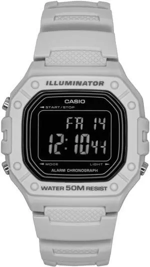 Casio Standard Digital Resin Strap Quartz W-218H-8BV Men's Watch