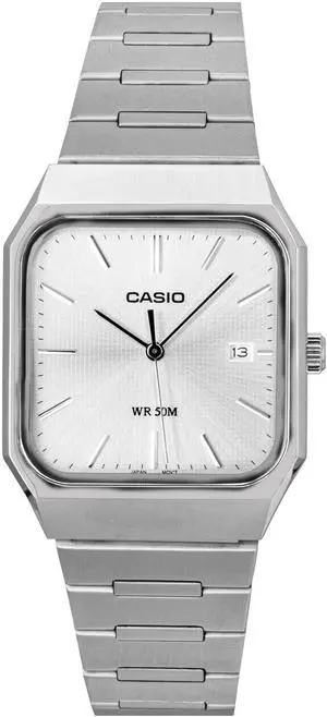 Casio Standard Silver Dial Quartz Casual Men's Watch MTP-B185D-7AV