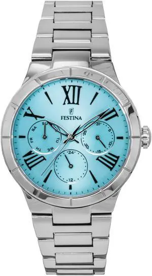 Festina Boyfriend Ice Blue Dial Quartz Casual Women's Watch F16716-4 Festina Boyfriend Ice Blue Dial Quartz Casual Women's Watch F16716-4