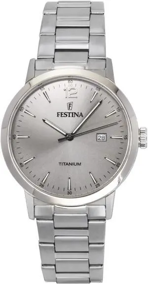 Festina Titanium Grey Dial Quartz F20435-2 Men's Watch