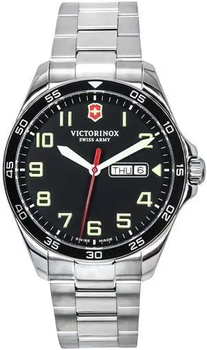 Victorinox FieldForce Black Dial Quartz 100M Men's Watch 241849