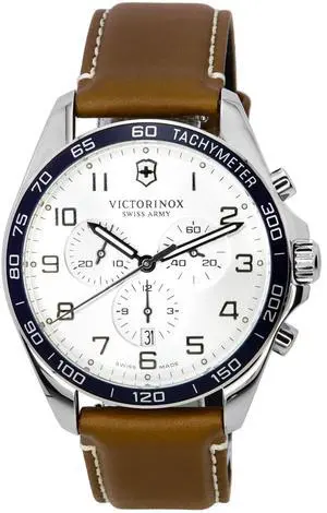 Victorinox FieldForce Chronograph Silver Dial Quartz 100M Men's Watch 241900