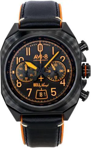 AVI-8 Bell X-1 Machbuster Chronograph Black Dial Quartz Men's Watch AV-4118-04