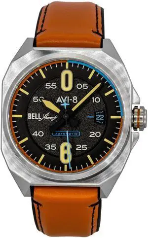 AVI-8 Bell X-1 Machbuster Black Dial Automatic Sports Men's Watch AV-4115-01