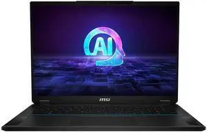 MSI Stealth 18 AI Studio A1VHG-008U 18 UHD+ 120Hz IPS Intel Core Ultra 9-185H 2.30 GHz 32GB DDR5 1TB SSD GeForce RTX 4080 Windows 11 Home, Gaming Laptop Midnight Black - A1VHG-008U