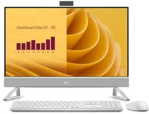 Dell EC27250 27 FHD Touch Intel Core 7 150U 1.8 GHz up to 5.4 GHz 32 GB 1 TB SSD NVIDIA GeForce MX570A Windows 11 Home All-in-One Desktop, White - 7222WHT-PUS