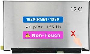 Non-Touch Screen Replacement for Lenovo Ideapad Gaming 3 15IHU6 Model 82K1 LCD Display Panel FHD 1920x1080 (40 pin 165Hz)