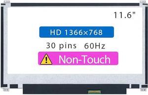 Screen Replacement for ASUS Chromebook CX22 Series CX22N CX22NA CX22NA-211.BB01 CX22NA-BCLN4 HD 1366x768 30 pin LCD Non-Touch Screen Display Panel
