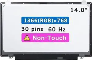 Screen Replacement for HP Elitebook 745 G4 840 G2 G3 G4 HD 1366x768 30 pin LCD Non-Touch Display Panel (Not for FHD 1920 * 1080)