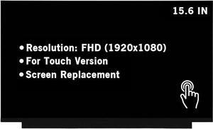 Screen Replacement for Dell Inspiron 15 3501 P90F P90F002 P90F004 1C4CW 01C4CW FHD 1920x1080 40Pin On-Cell Touch LED LCD Display Screen Panel