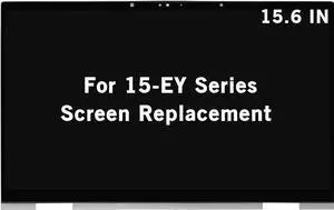 Screen Replacement for HP Envy x360 15-ey0xxx 15z-ey0xx 15-ey0013dx 15-ey0023dx N09665-001 FHD 1920x1080 LCD Display Touch Screen Digitizer Assembly Bezel with Control Board(Non-OELD)