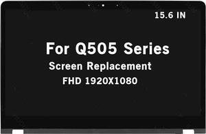 New Screen Replacement for ASUS Q505 Q505U Q505UA-BI5T7 Q525UA-BI7T9 FHD 1920X1080 IPS LCD Display Touch Screen Digitizer Assembly with Bezel