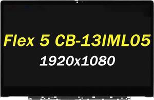 5D10S39657 Replacement for Lenovo IdeaPad Flex 5 CB 13IML05 82B8 82B8002UUX 5D10S39656 LED LCD Touch Screen + Bezel Display Digitizer Assembly