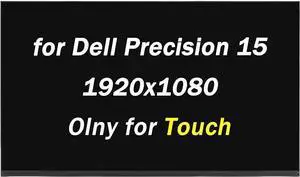 Replacement for Dell Latitude 15 3530 3540 5501 5510 5511 5520 5521 5530 5531 5540 5584 7530 P104F P108F P110F P127F 60HZ 40 Pins FHD 1920x1080 15.6" LCD Touch Screen Display Panel