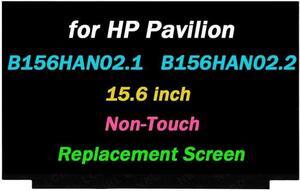 Replacement for HP Pavilion B156HAN02.1 B156HAN02.2 LP156WF9-SPC1 NV156FHM-N35 LED LCD Replacement Screen/Panel (Non-Touch)