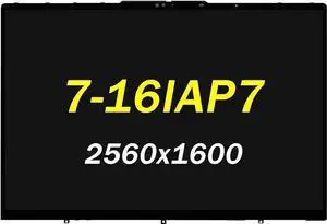 Replacement for Lenovo Yoga 7i 16 Gen 7 7-16IAP7 7-16IAH7 Type 82UF 82QG 5D10S39809 2560x1600 2.5K LCD Touch Screen Display Panel