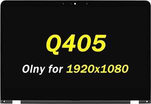Replacement for ASUS Q405 Q405U Q405UA Series Q405UA-BI5T10 Q405UA-BI5T5 Q405UA-BI5T7 FHD 1920x1080 LCD Display Screen + Touch Digitizer + Bezel Frame Assembly