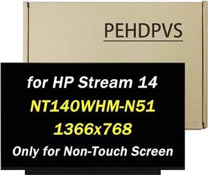 Replacement for HP Pavilion 14-dk LCD Screen 14-dk0002dx Display 14-dk1022wm 14-dk1025wm 14-dk1003dx 14-dk1013dx 340V7UA 9XM12UA 1A491UA HD 30Pin LCD Non-Touch Screen Laptop Panel