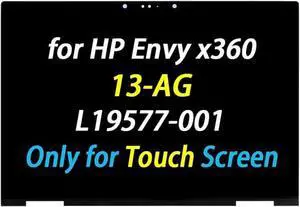Screen Replacement for HP Envy x360 13-AG 13M-AG 13-AG0000 13m-ag0001dx 13m-ag0002dx L19577-001 FHD 1920X1080 LED LCD Touch Screen(Only for Touch Screen)