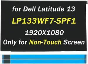 Screen Replacement for Dell Latitude 5300 5310 7300 7310 P97G P97G001 FHD 1920x1080 30pins 60Hz LED LCD Non-Touch Screen Display Screen Panel (Only for Non-Touch Screen)