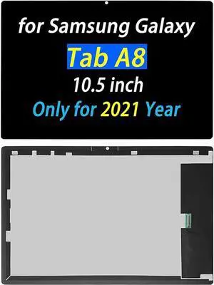 Replacement for Samsung Galaxy Tab A8 LCD Screen SM-X200 Display SM-X205 Digitizer 2021 LCD Touch Screen Assembly(Black)