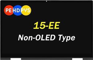 Screen Replacement for HP Envy x360 15-ee 15m-ee 15m-ee0013dx 15m-ee0023dx 15-ee0047nr 15-ee1000 15-ee1083cl 15-ee1093cl L93181-001 1920x1080 LCD Touch Screen Display(Non-OLED Type)