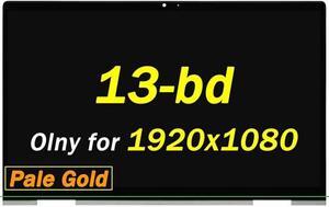 Replacement for HP Envy x360 13-BD 13-bd0063dx LCD Screen 13m-bd0023dx Display M15282-001 M15283-001 Digitizer 13m-bd0033dx 13m-bd1033dx FHD 30Pins Non-OLED LCD Touch Screen Assembly with Bezel