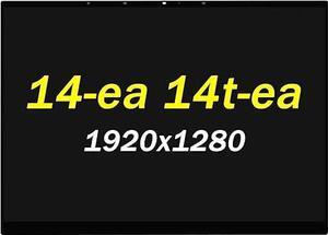 Replacement for HP Spectre x360 14-ea 14t-ea 14-ea0023dx 14T-EA000 14T-EA100 14T-EA200 M22160-001 M22162-001 FHD+ 1920x1280 30Pins LCD Touch Screen Laptop Panel