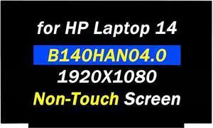 Replacement for HP 14-DQ1043CL 14-DQ2053CL 14-DQ4035CL 14-DQ2055WM 14-DQ1033CL 7RP94UA 1V782UA FHD 1920x1080 60HZ LCD Non-Touch Screen Laptop Display Panel