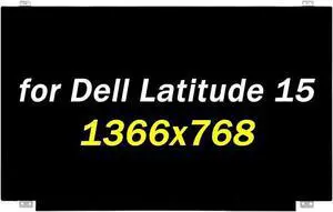 Replacement for Dell Latitude 15 3560 3561 LCD Screen 3570 3571 Display 3550 E5550 E5570 E6540 P37F 1366x768 60HZ 30Pins LCD Non-Touch Screen Panel(Only for Non-Touch Screen)