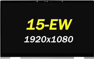 Support Stylus Screen Replacement for HP Envy x360 15-ew 15t-ew 15-ew0013dx 15-ew0023dx 15-ew0797nr 15-ew0000 1920x1080 FHD LCD Touch Laptop Panel