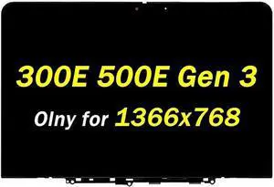 Replacement for Lenovo 300e 500e ChroMebook Gen 3 82JB 82JC 82JB0000US 82JB0001US 82JB0002US 5D11C95891 5D11M35206 HD 1366X768 LED LCD Display Digitizer